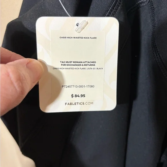 NWT Fabletics High-rise Flare Yoga pants - Picture 4 of 14